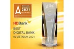 HDBank đạt giải thưởng Ngân hàng Số tốt nhất Việt Nam 2021 
