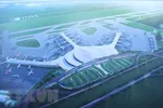 Sơ đồ Dự án đầu tư xây dựng Cảng hàng không quốc tế Long Thành giai đoạn 1. (Ảnh: Thống Nhất/TTXVN)