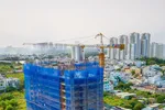 Viva Plaza đã xây đến tầng 14, dự kiến bàn giao nhà trong năm 2023.