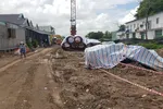 Đường tránh thành phố Long Xuyên đoạn cầu Mương Điểm, phường Mỹ Hòa, thành phố Long Xuyên (An Giang) vắng tanh, không bóng người thi công - Ảnh: BỬU ĐẤU