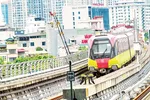 Tuyến đường sắt đô thị số 3, đoạn trên cao Nhổn-Cầu Giấy đang chạy thử để chuẩn bị đưa vào vận hành thời gian tới.