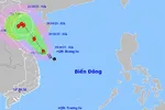 Áp thấp nhiệt đới cách quần đảo Hoàng Sa khoảng 200km về phía Tây, giật cấp 9