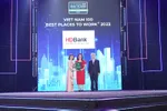 HDBank nhận giải thưởng Top 4 Nơi làm việc tốt nhất Việt Nam