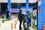 Một điểm bán xăng của PVOil. (Ảnh: Đức Duy/Vietnam+)