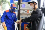 Một điểm bán xăng của Petrolimex. (Ảnh: Đức Duy/Vietnam+)