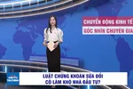 Góc nhìn chuyên gia: Luật Chứng khoán sửa đổi có làm khó nhà đầu tư?