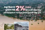 Agribank giảm 2%/năm lãi suất cho khách hàng bị thiệt hại do bão số 3