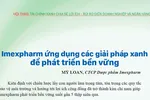 Imexpharm ứng dụng các giải pháp xanh để phát triển bền vững