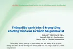 Thông điệp xanh bén rễ trong từng chương trình của Lữ hành Saigontourist