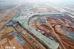 Sân bay Long Thành sau khi hoàn thành giai đoạn một có thể đón 20 triệu lượt khách và 5 triệu tấn hàng hoá mỗi năm. (Ảnh: Quốc Khánh/TTXVN)