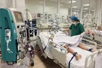 Bệnh nhân mắc cúm A nguy kịch vì bệnh lý nền phải đặt ECMO (Ảnh BV cung cấp)