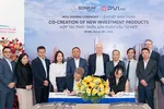 Đại diện Ban lãnh đạo SonKim Capital và PVIAM tham gia lễ ký kết