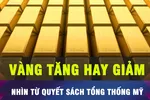 Giá vàng nhìn từ quyết sách của Tổng thống Mỹ Donald Trump
