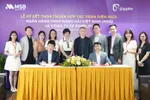 Đại diện MSB và Popplife ký kết thỏa thuận hợp tác toàn diện.