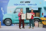 VinFast EC Van thu hút giới tiểu thương Hà Nội.