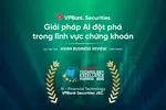 VPBankS nhận giải thưởng “Giải pháp AI đột phá trong lĩnh vực chứng khoán” của tạp chí Asian Business Review.