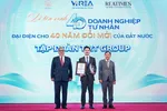 Phó Chủ tịch HĐQT T&T Group Đỗ Vinh Quang tại lễ vinh danh.