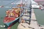 Cảng Quốc tế Cái Mép. (Ảnh: Huỳnh Sơn/TTXVN) 
