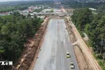 Dự án đường bộ cao tốc Biên Hòa-Vũng Tàu. (Ảnh: Công Phong/TTXVN)