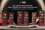 MB được Mastercard vinh danh ở 6 hạng mục quan trọng