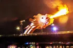 Đà Nẵng: Tổ chức phun nước, phun lửa tại cầu Rồng dịp Tết Nguyên đán