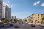 Boulevard Prime đối diện hàng chục tòa chung cư với quy mô dân số và mật độ cư trú cao nhất siêu đô thị
