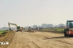 Thi công dự án Vành đai 4-Vùng Thủ đô. (Nguồn: TTXVN) 