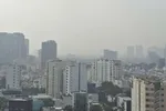 Hiện tượng không khí mù đục tiếp tục xảy ra tại TPHCM và Nam bộ sáng 16-9. Ảnh: TAM NGUYÊN
