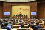 Quốc hội biểu quyết thông qua Nghị quyết về phê chuẩn quyết toán ngân sách nhà nước năm 2024. Ảnh: QUANG PHÚC