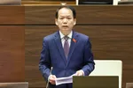 Bộ trưởng Bộ Tư pháp Hoàng Thanh Tùng tiếp thu các ý kiến ĐB. Ảnh: QUANG PHÚC