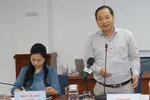Ông Đỗ Diệp Gia Hợp thông tin tại buổi họp báo