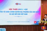 PGS-TS Lưu Văn Quyết phát biểu khai mạc hội thảo