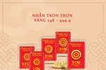 Giá vàng nhẫn 9999 lên 153 triệu đồng một lượng