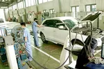 Các trung tâm đăng kiểm đã hoạt động ổn định. Ảnh: VIẾT CHUNG