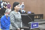 Bị cáo Nguyễn Thị Kim Tiến tại phiên tòa