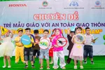 Cần Thơ: Giáo dục kiến thức an toàn giao thông cho trẻ mầm non
