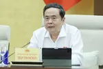 Chủ tịch Quốc hội Trần Thanh Mẫn cho ý kiến về dự thảo Luật Phát triển đô thị. Ảnh: QUANG PHÚC