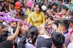 Báo SGGP mang 'Mùa trăng yêu thương' đến với học sinh Vĩnh Long