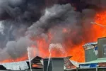 TPHCM: Nhà xưởng tại phường Thuận Giao cháy dữ dội 