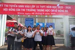 Học sinh tham gia kỳ thi tuyển sinh công lập năm học 2025-2026