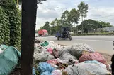 Rác trên đường Mỹ Phước - Tân Vạn