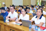 Các học viên tham dự lớp tập huấn. QUANG HUY
