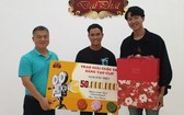 大發餅家總經理許玉林頒發特別獎。