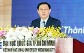 王廷惠副總理在會上發言。(圖源:VGP)
