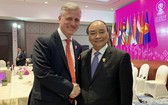 阮春福總理會見美總統國家安全事務助理奧布萊恩。(圖源:VGP)