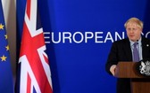 英國首相約翰遜在脫歐後發表講話,稱脫歐不是終結,而是開始,未來會繼續挑戰。(圖源:互聯網)
