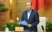 政府總理阮春福主持會議並發表講話。(圖源:VGP)