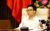 政府副總理武德膽主持會議。(圖源:越通社)