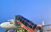 越捷在內牌機場自行提供地面服務。