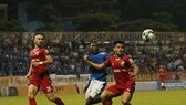 Becamex Bình Dương tiếp tục đà chiến thắng ở V-League 2019. Ảnh: Minh Hoàng